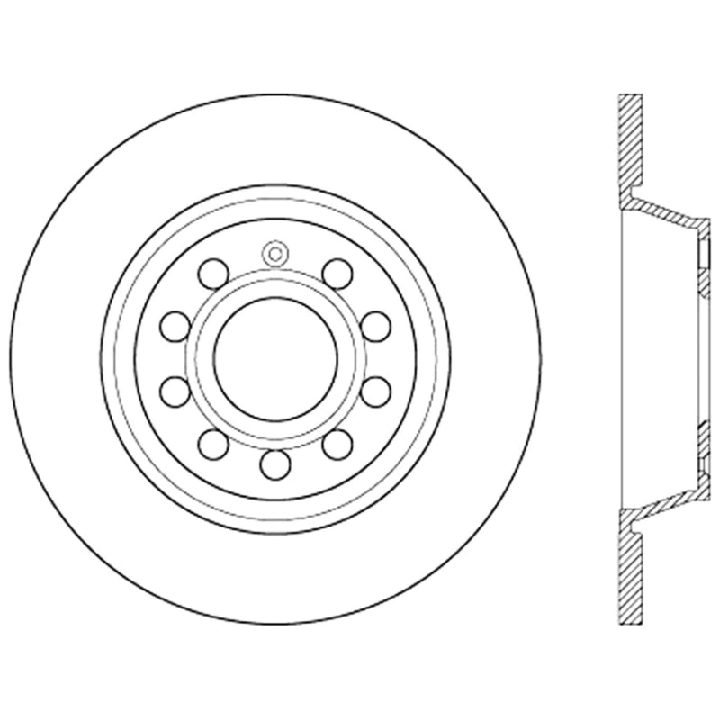 Stoptech Premium Cryo High Carbon Brake Rotor