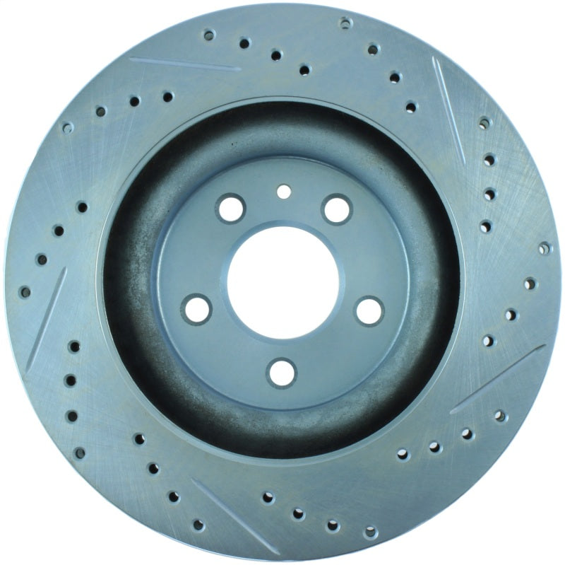 StopTech Select Sport 2011-2014 Ford Mustang Slotted & Drilled Front Right Rotor