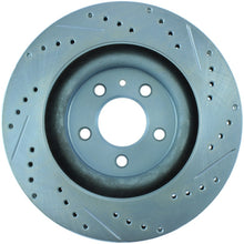 Load image into Gallery viewer, StopTech Select Sport 2011-2014 Ford Mustang Slotted &amp; Drilled Front Right Rotor