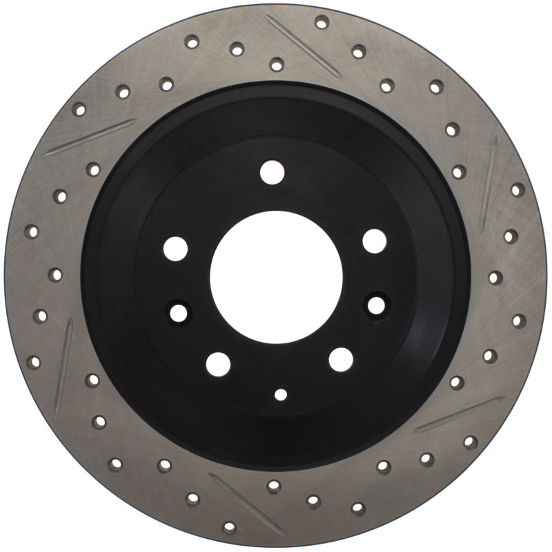 StopTech 06-07 Mazda Tribute 6 Slotted & Drilled Left Rear Rotor