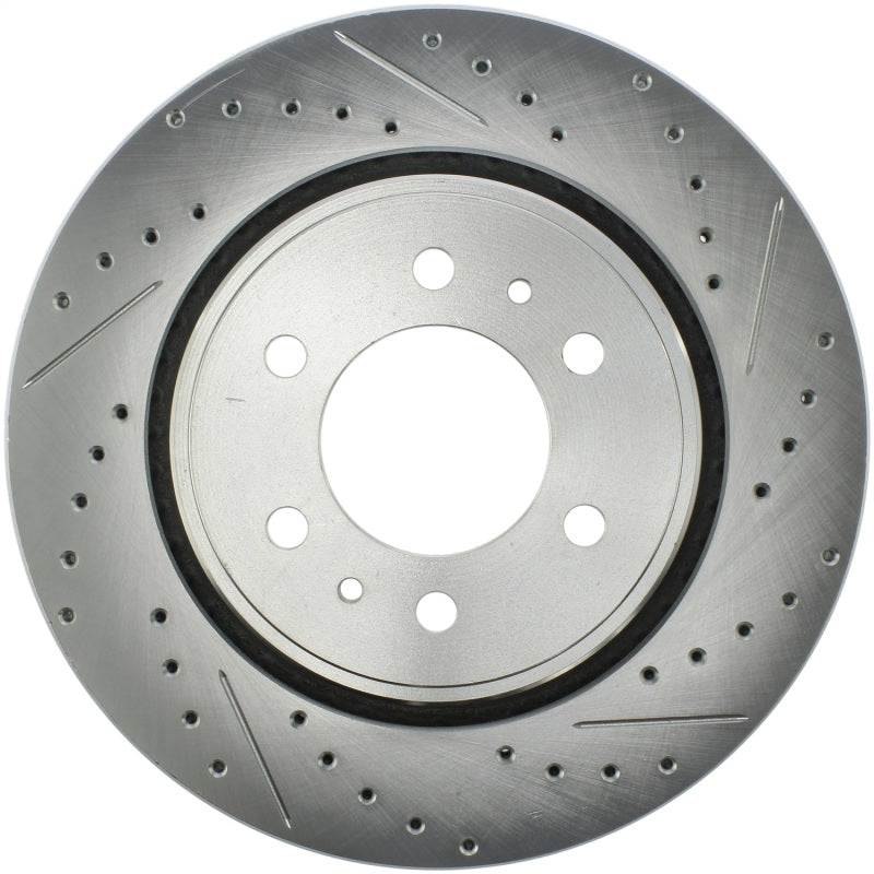 StopTech 07-17 Lincoln Navigator / Ford Expedition Sport Slotted & Drilled Left Front Brake Rotor