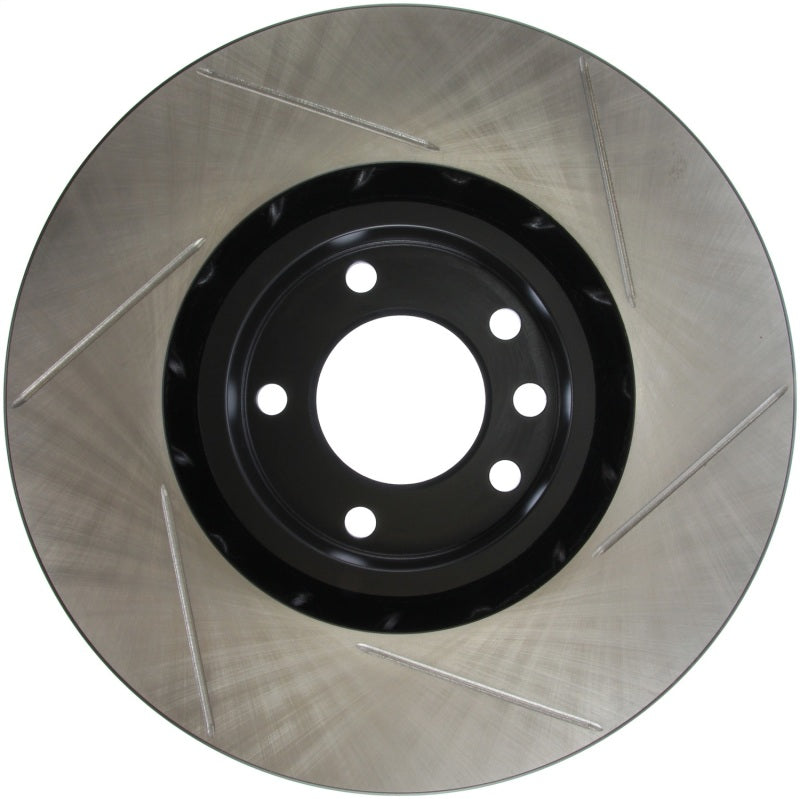 StopTech 11-14 Porsche Cayenne / 11-15 VW Touareg Front Right Slotted Sport Brake Rotor