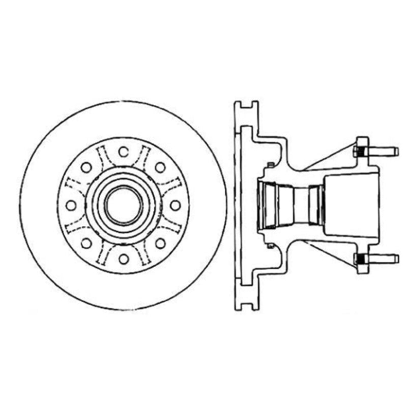 Stoptech 99-02 Ford F-350 Front Premium Cryostop Brake Rotor