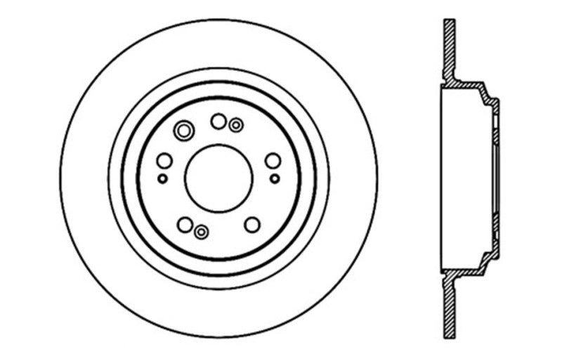 StopTech Slotted & Drilled Sport Brake Rotor