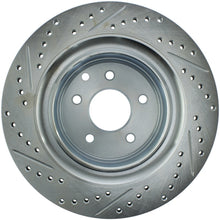 Load image into Gallery viewer, StopTech Select Sport 14-16 Infiniti Q60 Drilled and Slotted Rear Left Brake Rotor