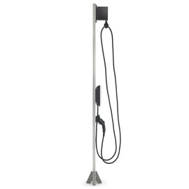 EvoCharge EVSE Single Port Pedestal w/Retractor