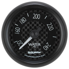 Load image into Gallery viewer, Autometer GT Series 52mm Mechanical 120-240 Deg F Water Temperature Gauge