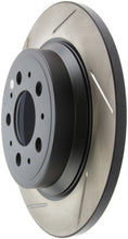 Load image into Gallery viewer, StopTech Power Slot 01-09 Volvo S60 / 99-06 S80 / 01-07 V70 Rear Left Slotted Rotors