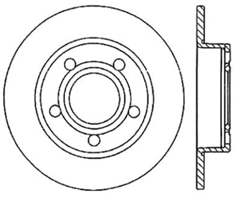 StopTech Drilled Sport Brake Rotor