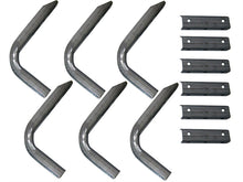 Load image into Gallery viewer, Lund 06-10 Jeep Commander EZ Running Board Mounting Bracket Kit - Brite