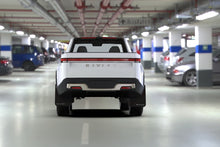 Load image into Gallery viewer, Rally Armor 22-25 Rivian R1T Black UR Mud Flap w/White Logo