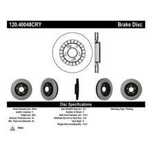 Load image into Gallery viewer, Stoptech 00-09 Honda S2000 Front CRYO-STOP Rotor