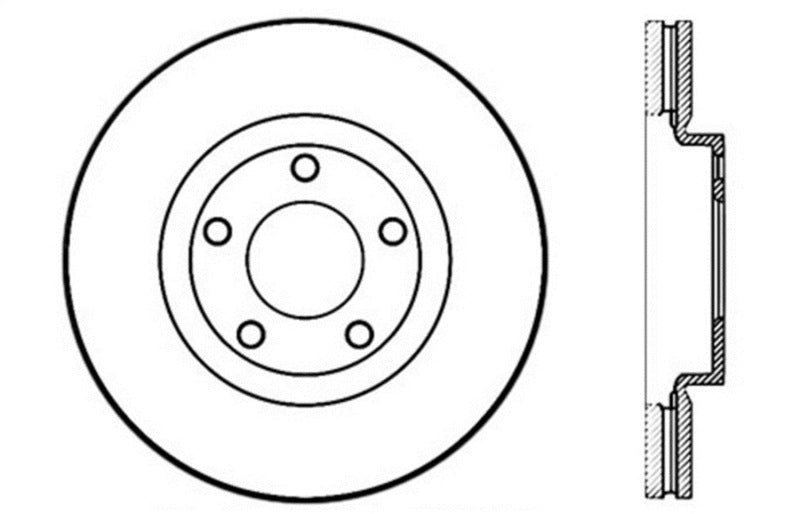 StopTech Drilled Sport Brake Rotor