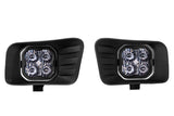 Diode Dynamics SS3 Ram Horizontal LED Fog Light Kit Pro - White SAE Driving