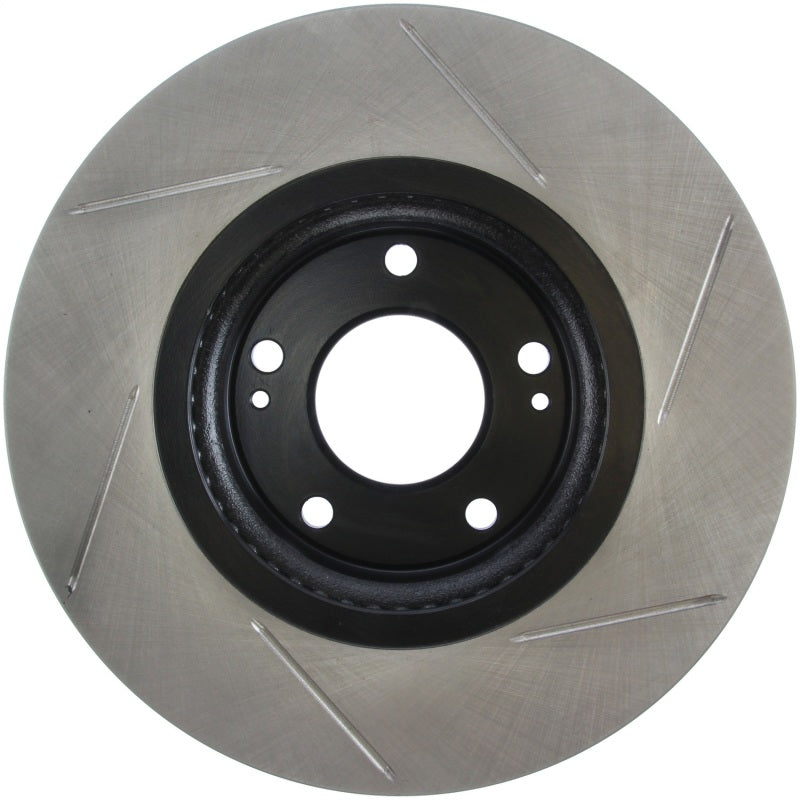 StopTech 11-13 Kia Sorento Slotted Sport Brake Rotor Front Right