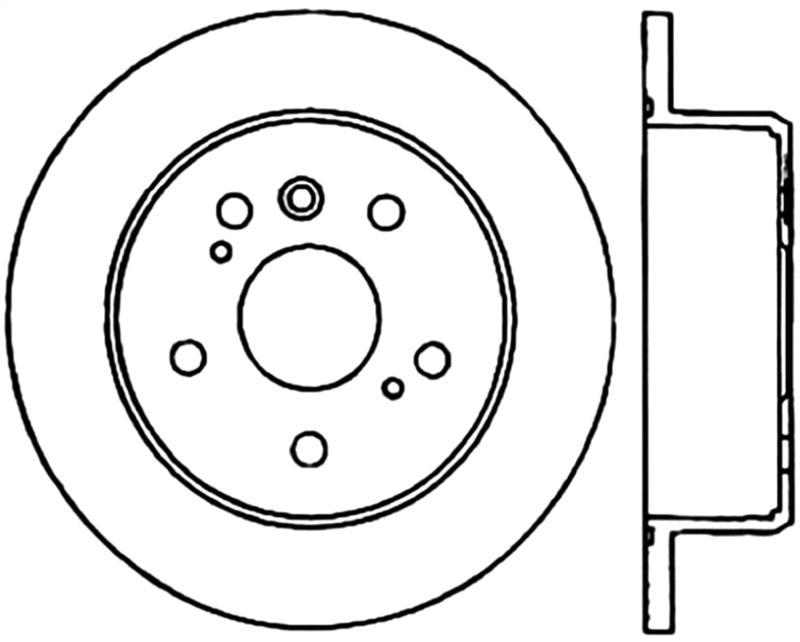 Stoptech 04-09 Lexus RX Rear Premium Cryostop Brake Rotor