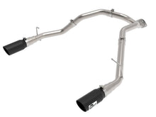 Load image into Gallery viewer, aFe Large Bore-HD 3 IN 409 Stainless Steel DPF-Back Exhaust System w/Black Tip RAM 1500 20-21 V6-3.0