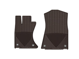 WeatherTech 2013+ Lexus GS Front Rubber Mats - Cocoa