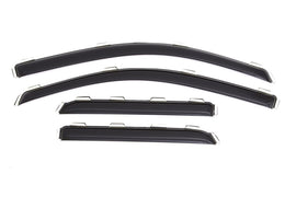 AVS 15-18 Chevy Silverado 2500 Ext. Cab Ventvisor Front & Rear Window Deflectors 4pc - Smoke - GTR Auto