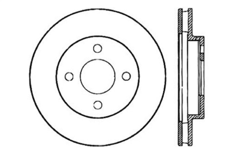 StopTech Drilled Sport Brake Rotor