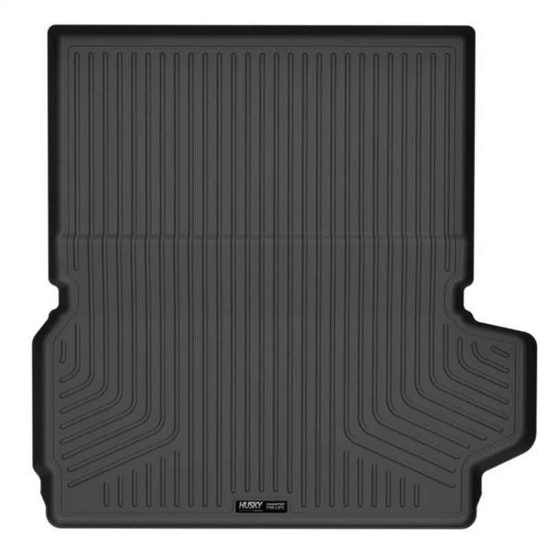 Husky Liners 21-23 Jeep Grand Cherokee L (Over Flat 3rd Row Seats) WeatherBeater Cargo Liner - Black - GTR Auto