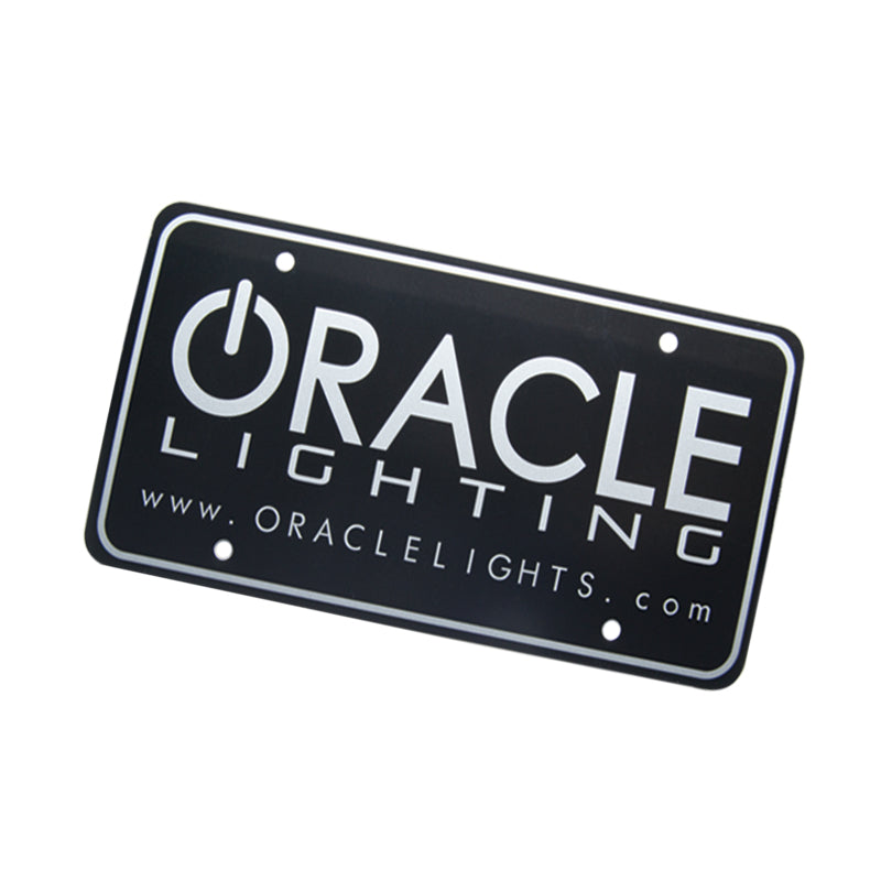 Oracle License Plate - Black