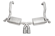 Load image into Gallery viewer, SOUL 15-16 Porsche 981 GT4 / Spyder Valved Exhaust - Straight Cut Brushed Finish Tips