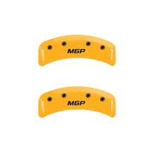 Load image into Gallery viewer, MGP 4 Caliper Covers Engraved Front &amp; Rear MGP Yellow Finish Black Characters 2003 Acura CL