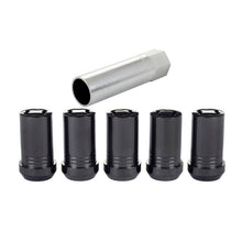 Load image into Gallery viewer, McGard Wheel Lock Nut Set - 5pk. (Cone Seat Tuner) M14X1.5 / 22mm Hex / 1.648in OAL - Black