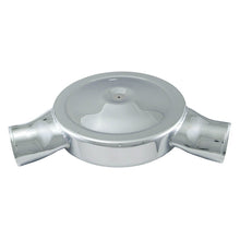 Load image into Gallery viewer, Spectre Low Profile Air Box 14in. OD x 5-13/32in. H / 135 Degree Inlet - Chrome