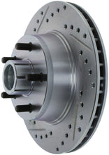 Load image into Gallery viewer, StopTech 68-73 Ford Mustang Select Sport Slotted &amp; Drilled Front Right Rotor