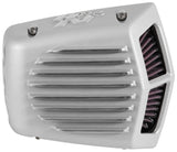 K&N Street Metal Intake System - Shaker Touring 2017 Silver Intake System-Harley-Davidson