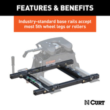 Load image into Gallery viewer, Curt OEM Puck System 5th Wheel Adapter w/ Standard Rails for GM