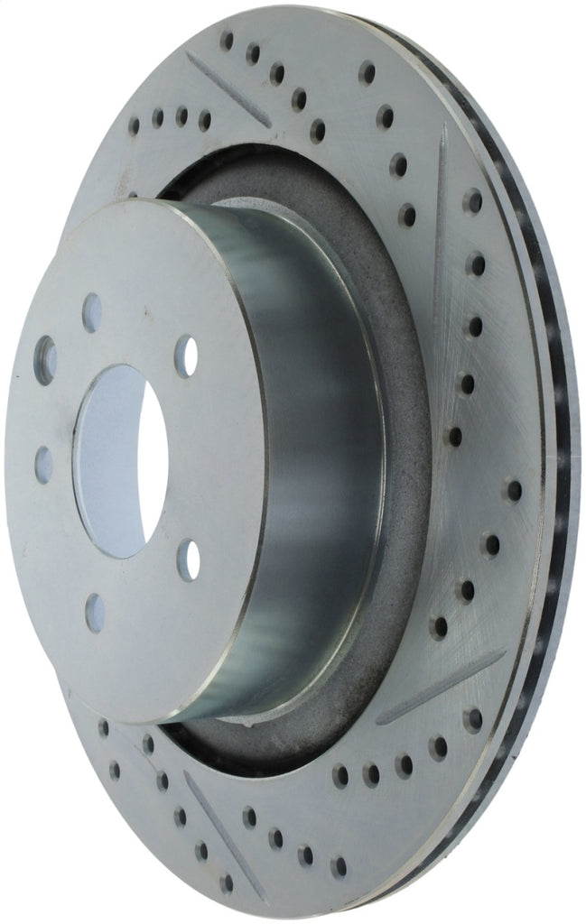 StopTech Select Sport 14-16 Infiniti Q60 Drilled and Slotted Rear Left Brake Rotor
