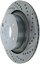 Load image into Gallery viewer, StopTech Select Sport 14-16 Infiniti Q60 Drilled and Slotted Rear Left Brake Rotor
