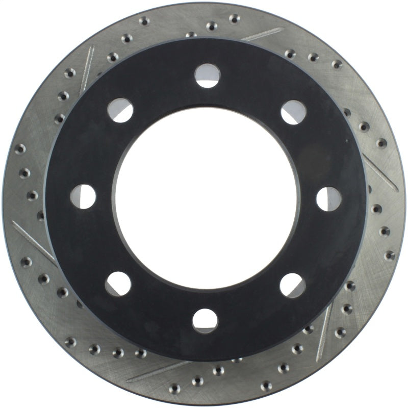 StopTech 04-09 Silverado 3500 4WD/06-09 2WD (Dual Rear Wheel) Slotted & Drilled Right Rear Rotor