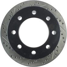 Load image into Gallery viewer, StopTech 04-09 Silverado 3500 4WD/06-09 2WD (Dual Rear Wheel) Slotted &amp; Drilled Right Rear Rotor