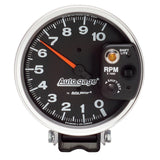 Autometer AutoGage 5in / 10k RPM / Pedestal Mount Black Tachometer w/ Shift Light