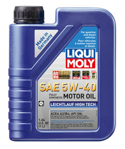  LIQUI MOLY MoS2 Antifriction SAE 10W-40, 5 L, Part -synthetic  engine oil