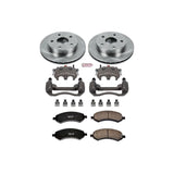 Power Stop 06-09 Mitsubishi Raider Front Autospecialty Kit w/Cals