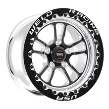 Load image into Gallery viewer, Weld S70 RT-S 15x10in / 5x120 BP / 7.5in. BS - Black Center - Polished Shell Wheel