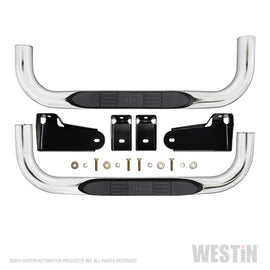 Westin 19-20 Chevy/GMC Silverado/Sierra 1500 Regular Cab E-Series 3 Nerf Step Bars - Stainless Steel - GTR Auto