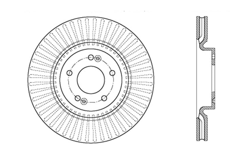 StopTech Slotted & Drilled Sport Brake Rotor