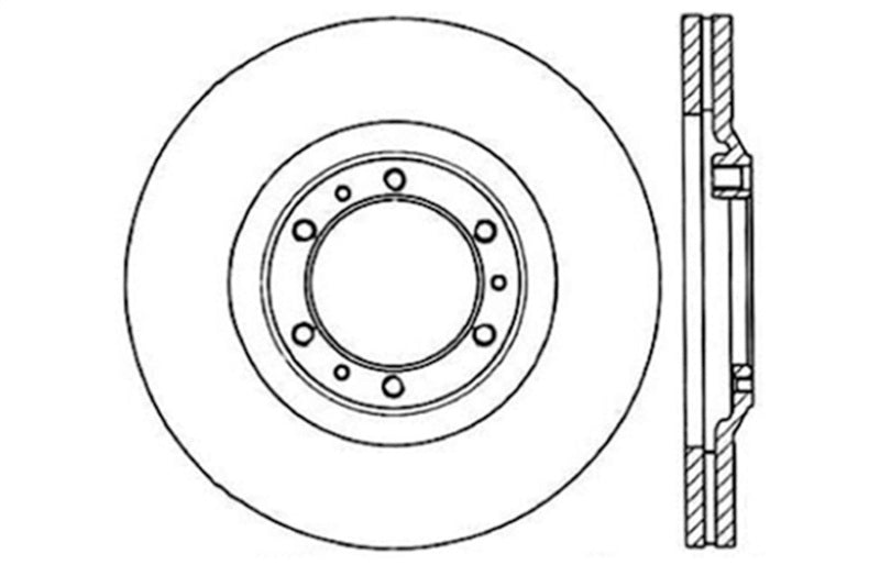 StopTech Drilled Sport Brake Rotor