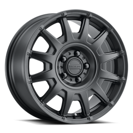 Raceline 401B Aero 17x8in / 5x114.3 BP / 40mm Offset / 72.62mm Bore - Satin Black Wheel
