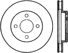 Load image into Gallery viewer, StopTech Power Slot 05-09 Pontiac G5 2.2L Front Right CRYO Rotor