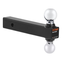 Load image into Gallery viewer, Curt Multi-Ball Mount (2in Solid Shank 2in &amp; 2-5/16in Chrome Balls)