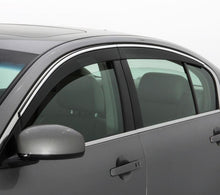 Load image into Gallery viewer, AVS 07-10 Infiniti G35 Ventvisor Low Profile Deflectors 4pc - Smoke w/Chrome Trim