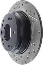 Load image into Gallery viewer, StopTech Power Slot 91-95 Acura Legend / 95-98 Honda Odyssey Right Rear Drilled &amp; Slotted Rotor