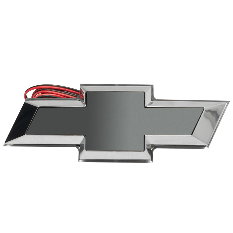 Oracle 14-15 Chevy Camaro Illuminated Bowtie - Dual Inten - Cyber Grey Metal (GPV) - Red